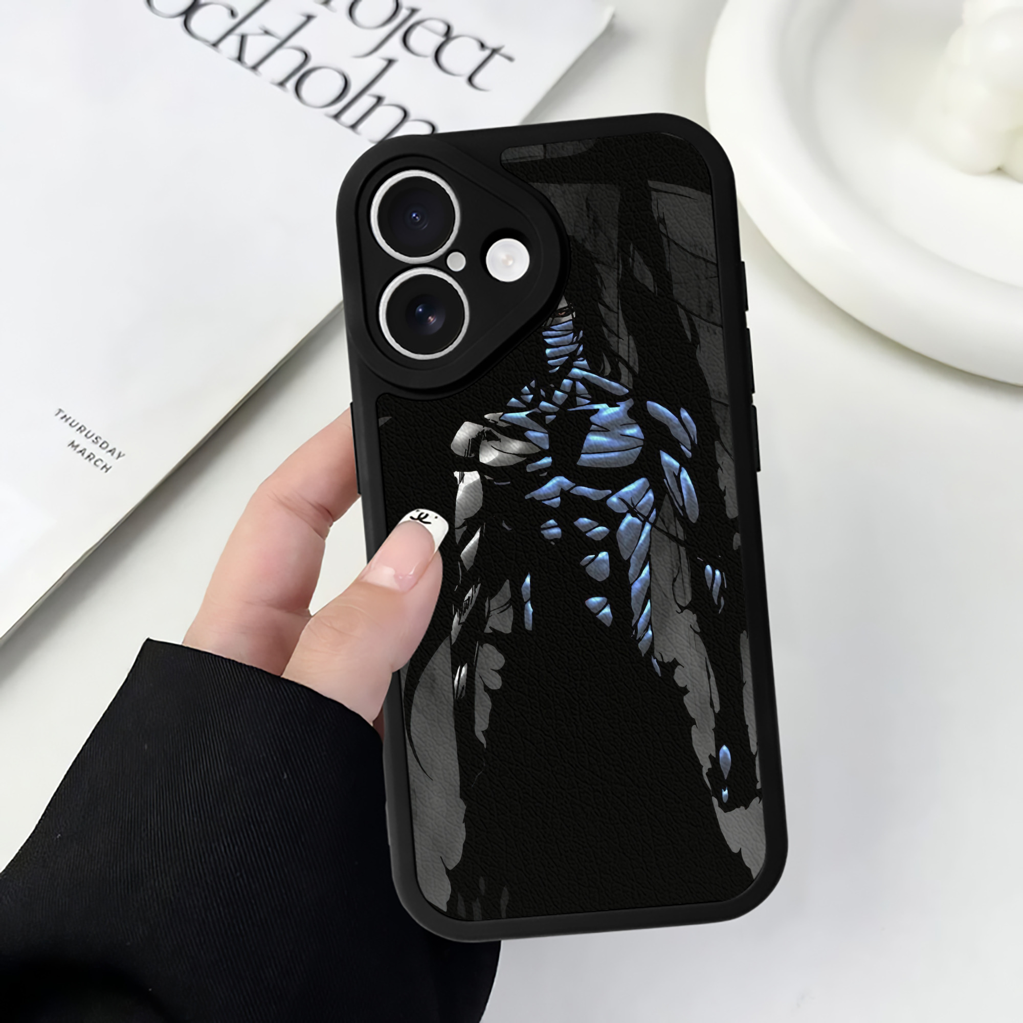 （画像用） ブリーチ BLEACH 【iPhone 16シリーズ対応】シリコンスマホケース（レザー調） 材質：シリコン